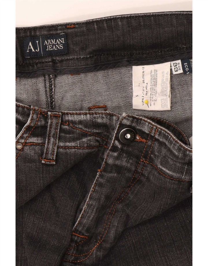 Jeans skinny da uomo Armani W33 L30 cotone grigio