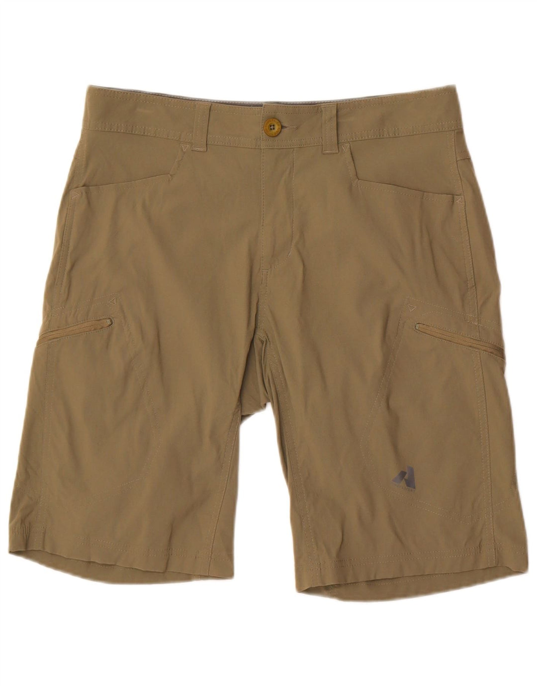 Pantaloncini cargo da uomo Eddie Bauer W34 nylon grande kaki