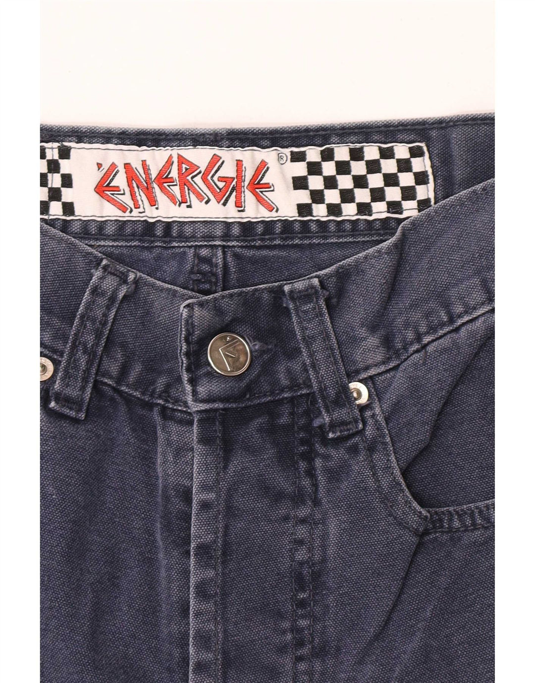 Jeans da donna a vita alta Energie W26 L29 Blu