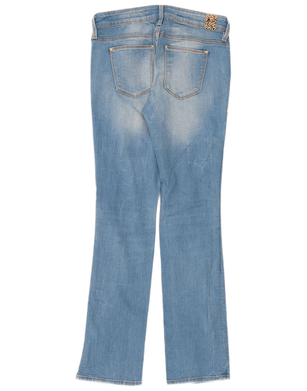 Guess Donna Nicole Slim Jeans dritti W29 L29 Cotone Blu