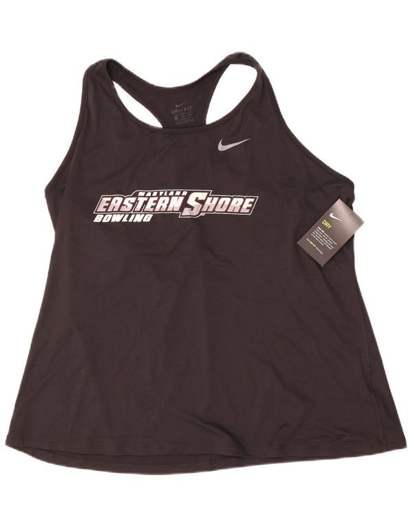 Canotta grafica Nike Maryland Eastern Shore da donna UK 20 2XL Nera