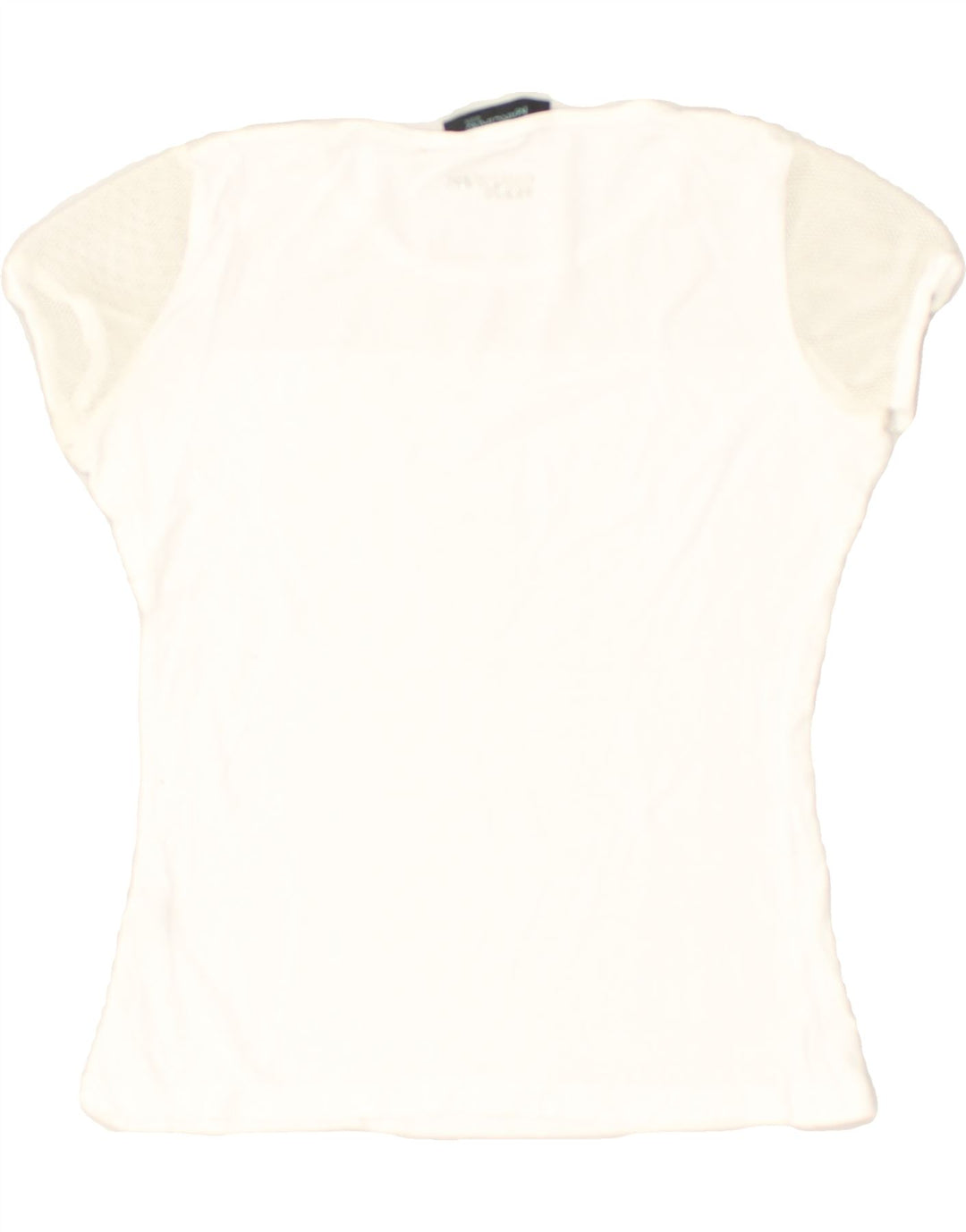 GUESS BY MARCIANO Womens Blouse Top US 2 XS White Viscose | Vintage Guess By Marciano | Thrift | Second-Hand Guess By Marciano | Used Clothing | Messina Hembry 