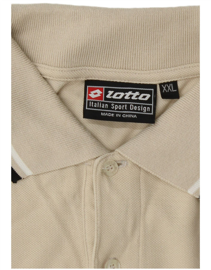 Polo da uomo LOTTO 2XL Beige