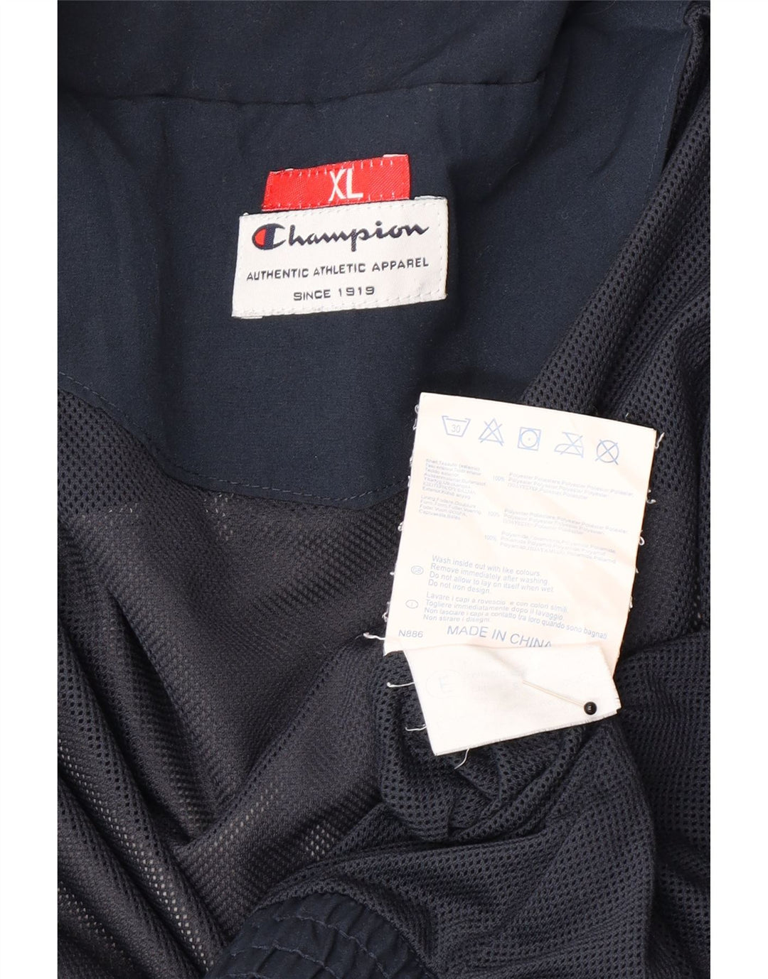 Giacca da tuta da uomo Champion XL Poliestere color block grigio