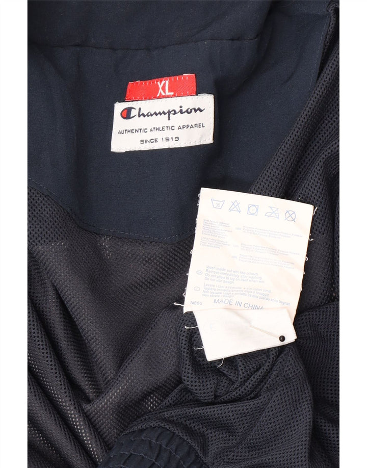 Giacca da tuta da uomo Champion XL Poliestere color block grigio