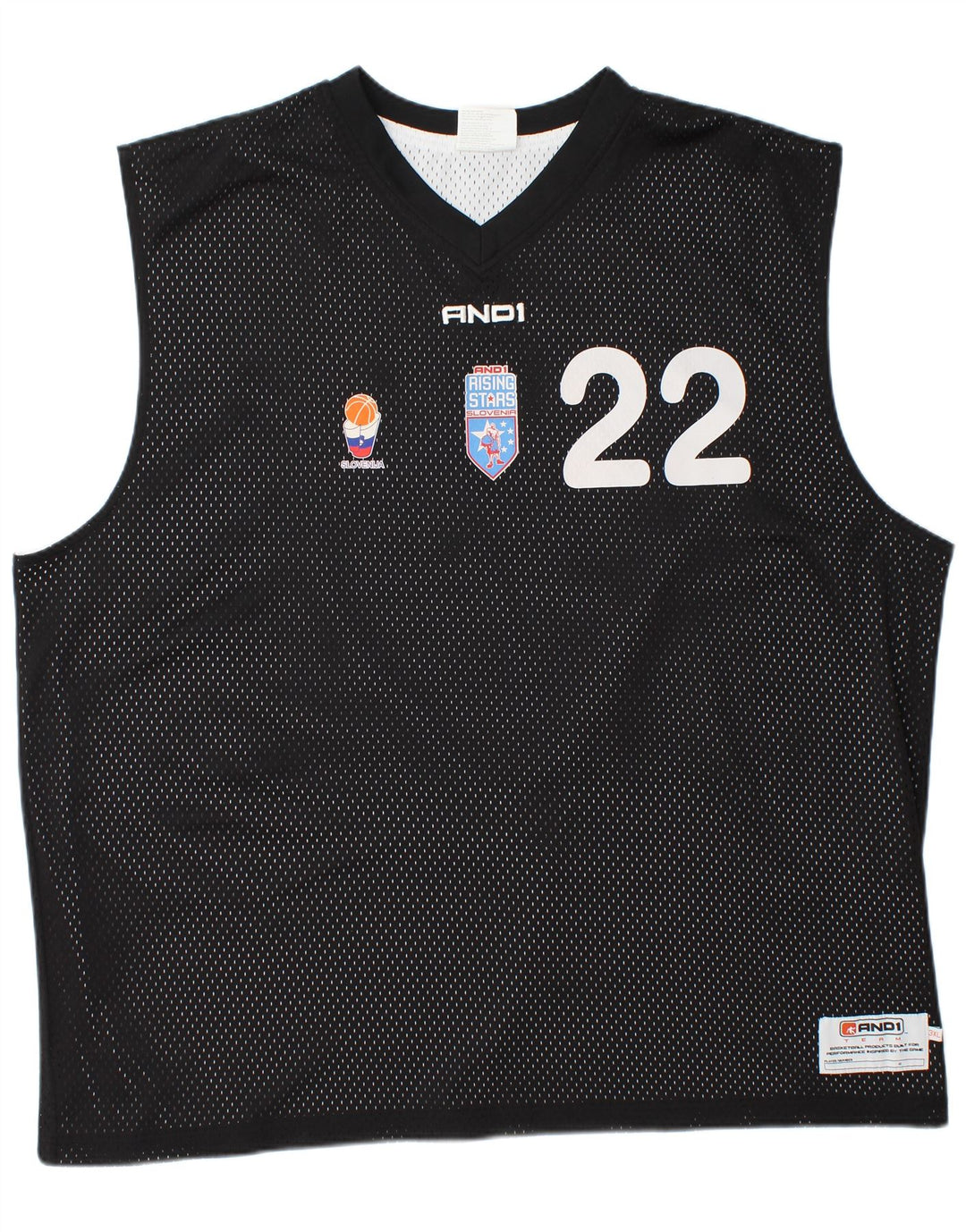 Canotta grafica da uomo And1 Top 3XL poliestere nero