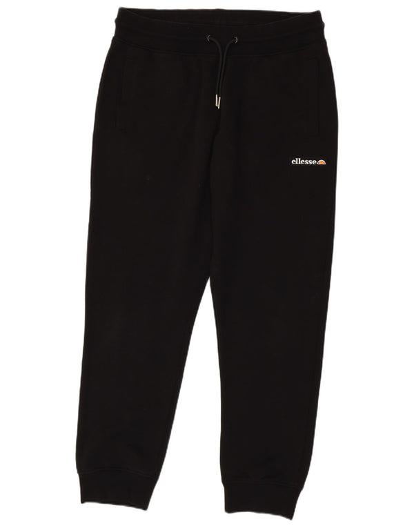 ELLESSE Pantaloni da tuta da uomo Joggers grandi in cotone nero
