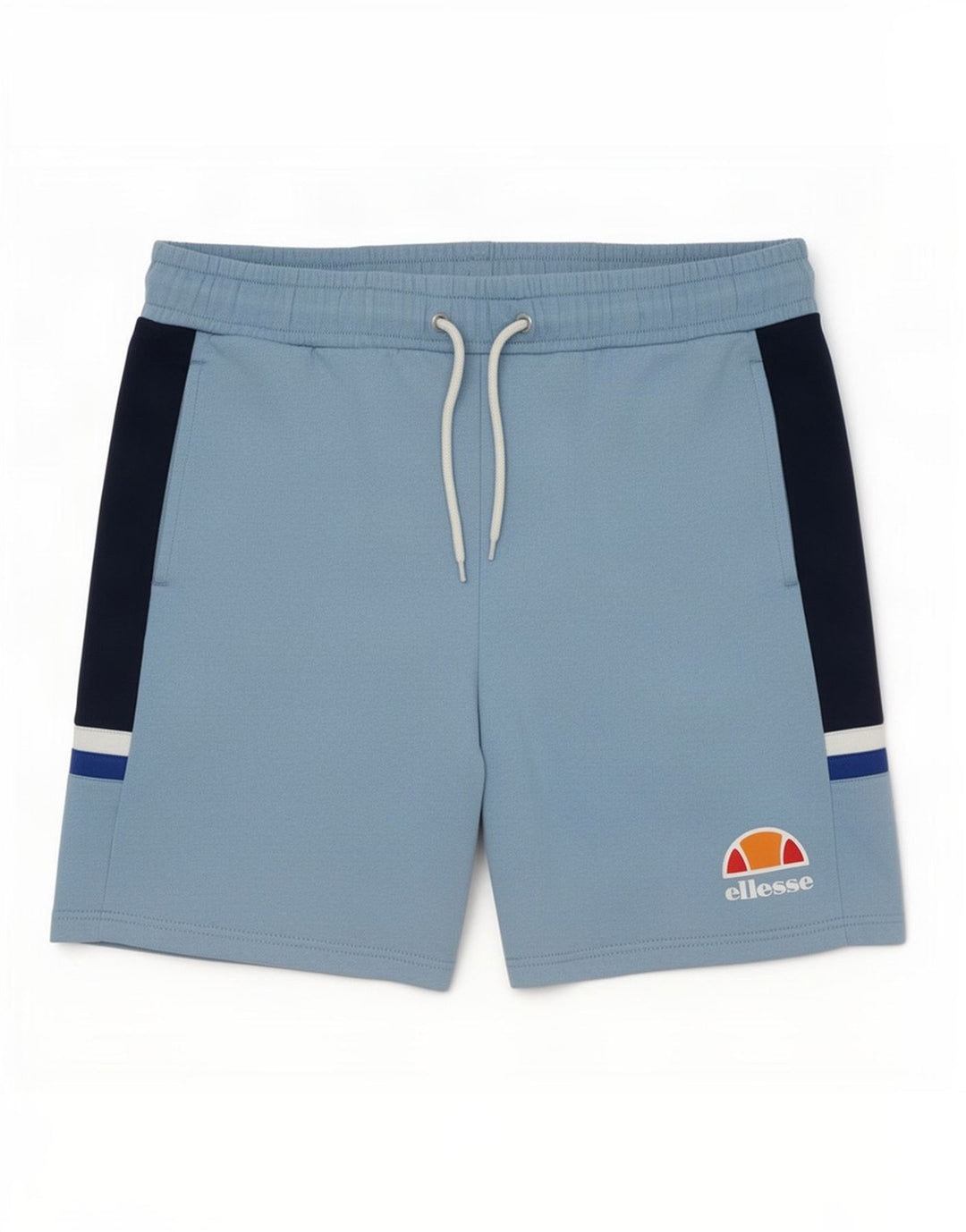 Pantaloncini sportivi da uomo Ellesse blu medio in cotone color block