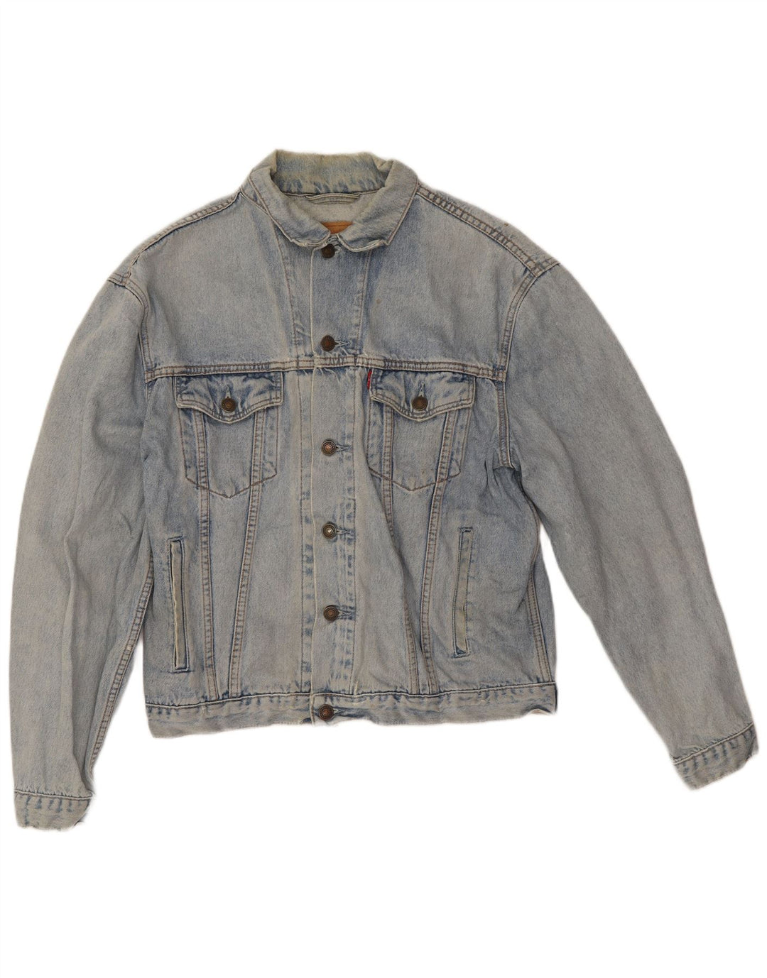 Giacca di jeans da uomo Levi's UK 38 Cotone blu medio