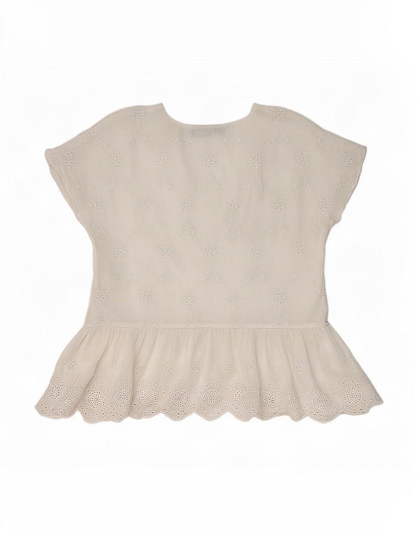 Camicetta da donna Zara Top UK 10 Small White Floral