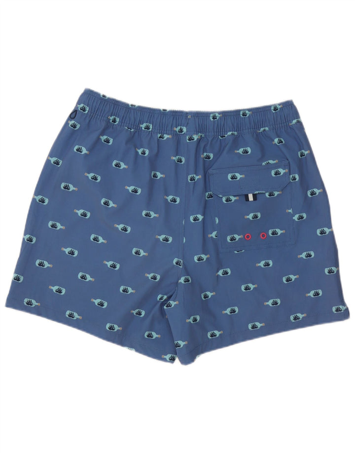 Crew Clothing Pantaloncini da bagno grafici da uomo XL Poliestere blu