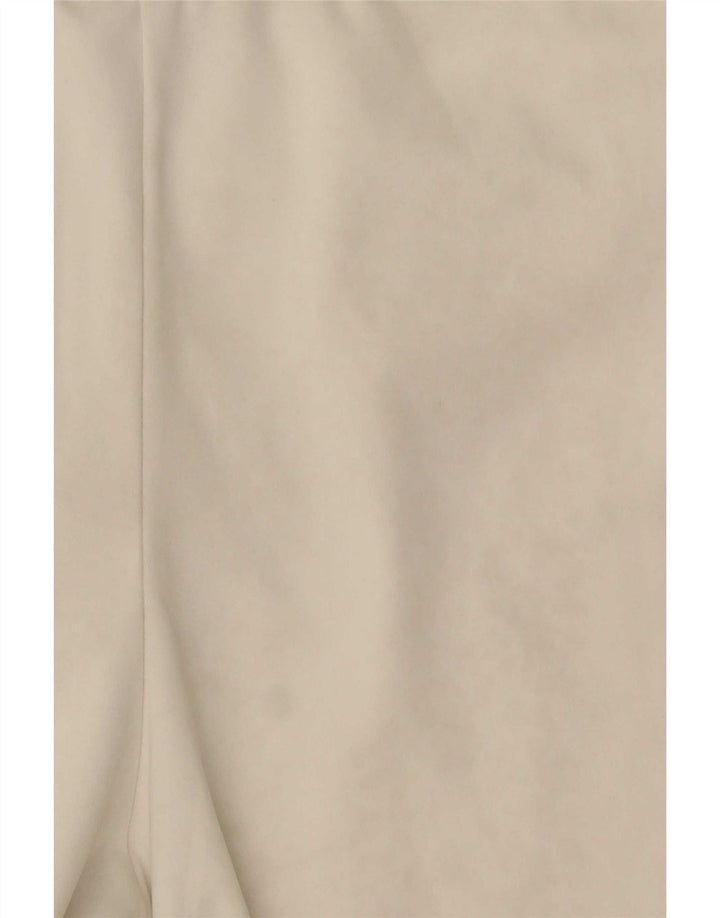 Pantaloncini sportivi Adidas da uomo in poliestere color block bianco medio