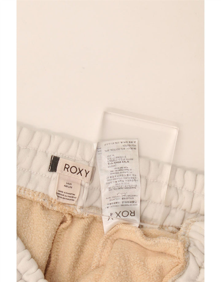 Pantaloni da tuta con grafica da uomo Roxy Joggers Large Beige Colourblock