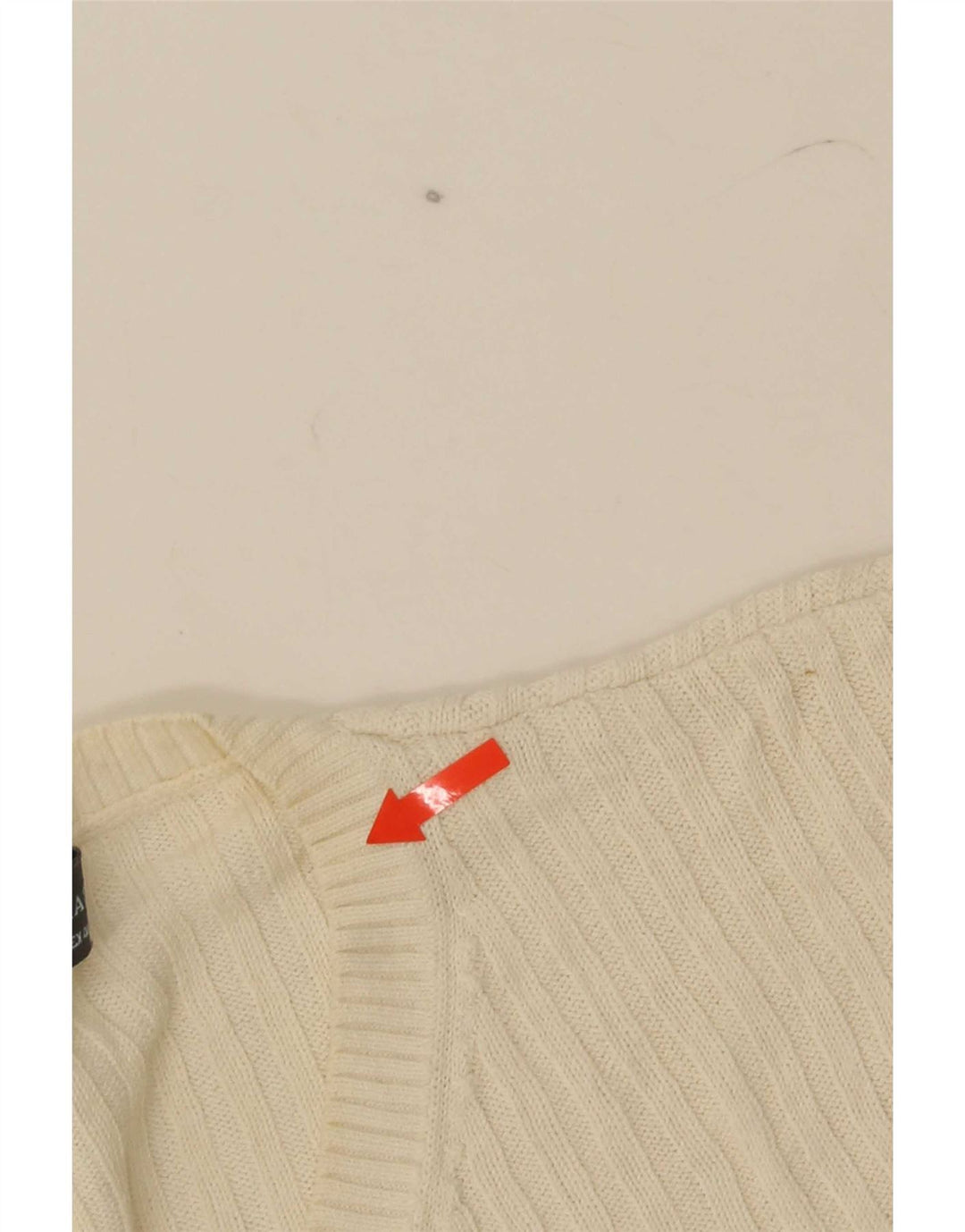 T-shirt Zara da uomo Top grande in cotone beige