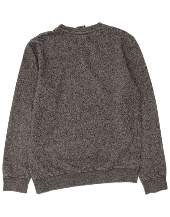 Felpa da uomo CHAMPION Maglione piccolo in cotone chiazzato grigio