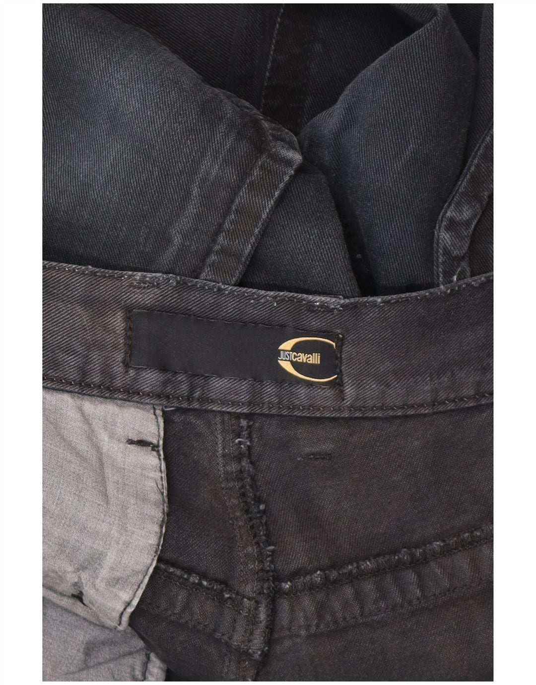 Jeans dritti da uomo Just Cavalli IT 48 medio W34 L28 blu navy
