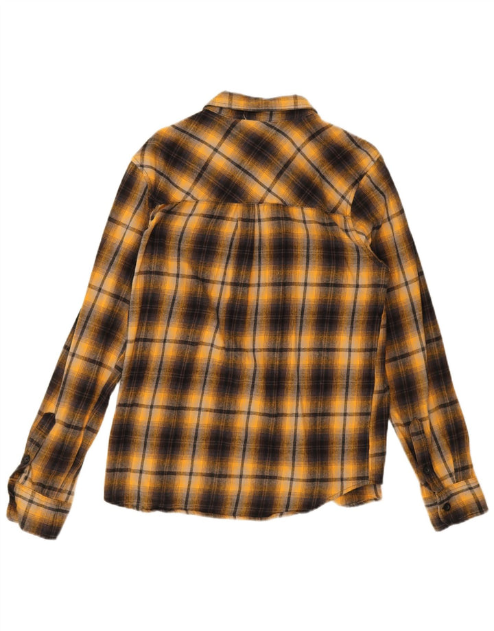 Camicia da uomo in flanella di Mountain Warehouse, cotone a quadri gialli grandi