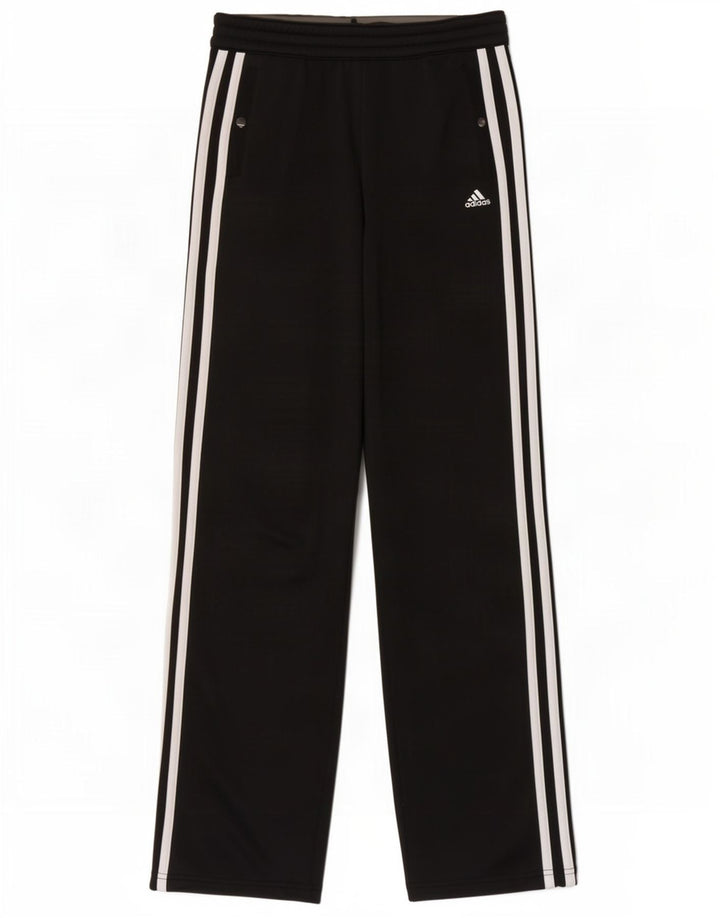 Pantaloni della tuta da donna Adidas UK 8 Small Poliestere nero