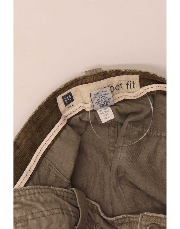 Pantaloni chino bootcut da uomo Gap W33 L32 cotone kaki