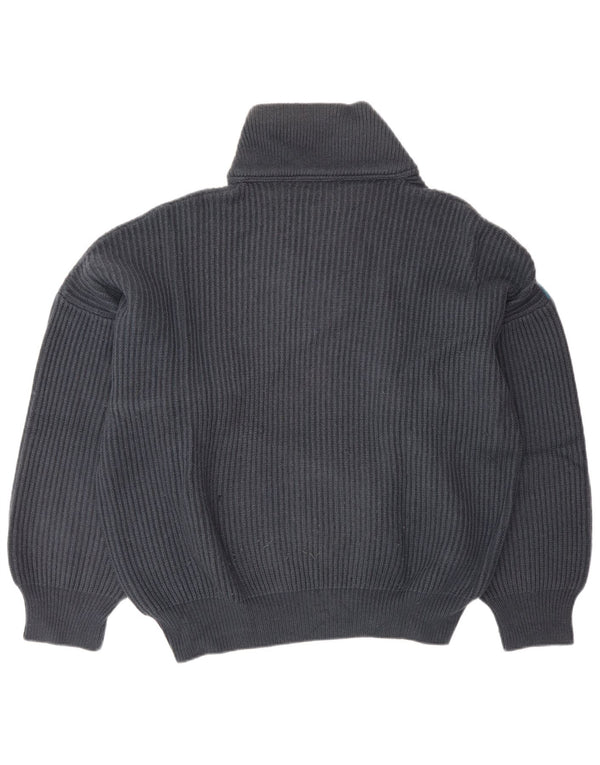 AUSTRALIAN L'ALPINA Maglione da uomo con collo a scialle IT 52 Large Blu Navy