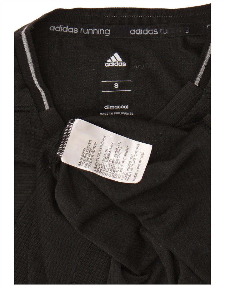 ADIDAS Mens Climacool T-Shirt Top Small Black Polyester