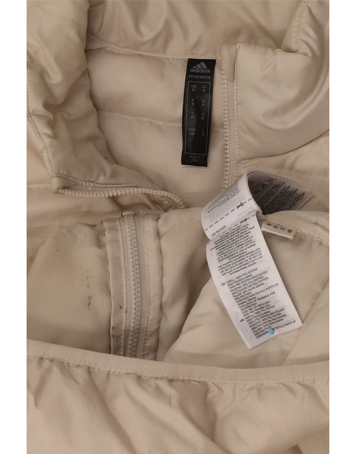Giacca imbottita da uomo Adidas UK 38 Poliestere beige medio