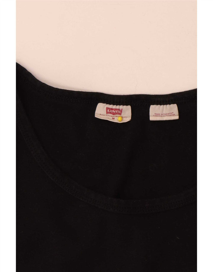 T-shirt da donna Levi's Top UK 12 cotone nero medio