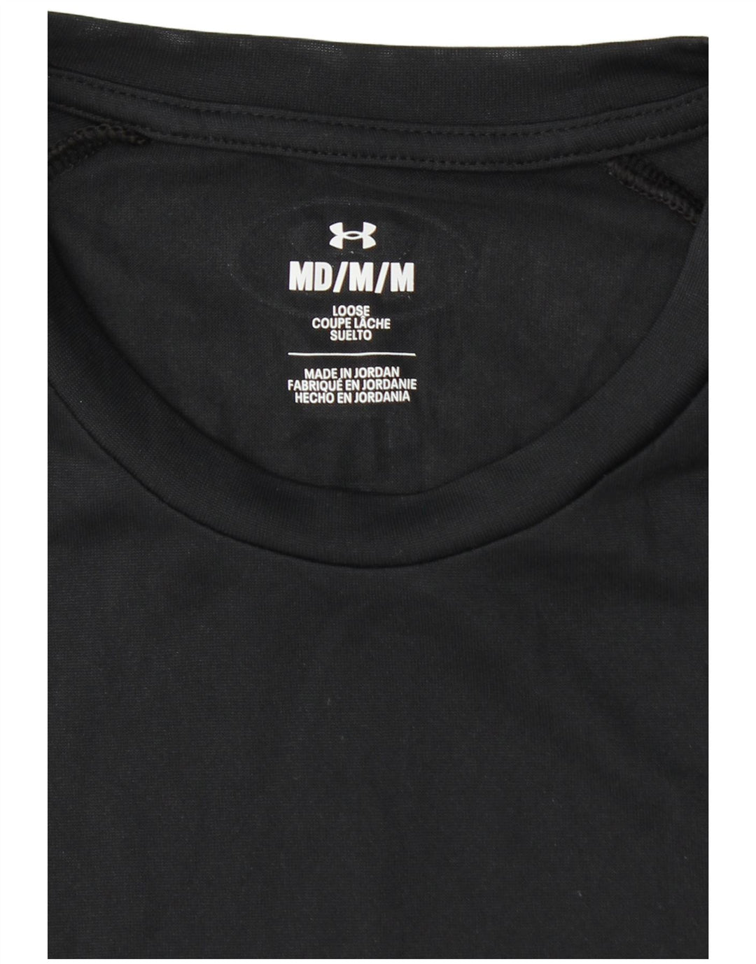 T-shirt grafica da uomo UNDER ARMOUR Top medio nero