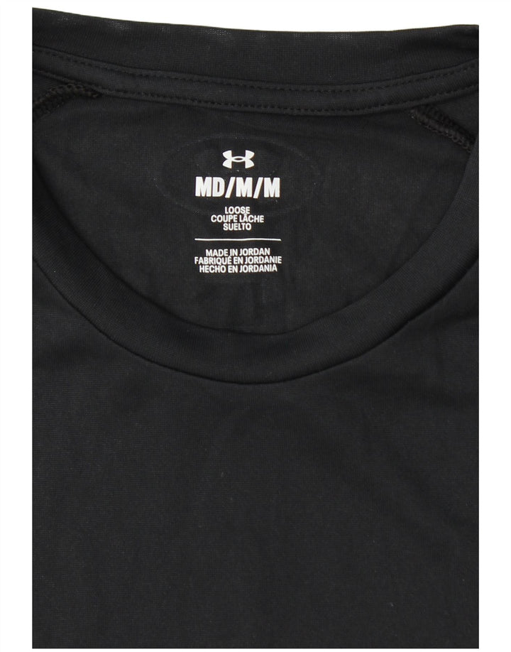 T-shirt grafica da uomo UNDER ARMOUR Top medio nero
