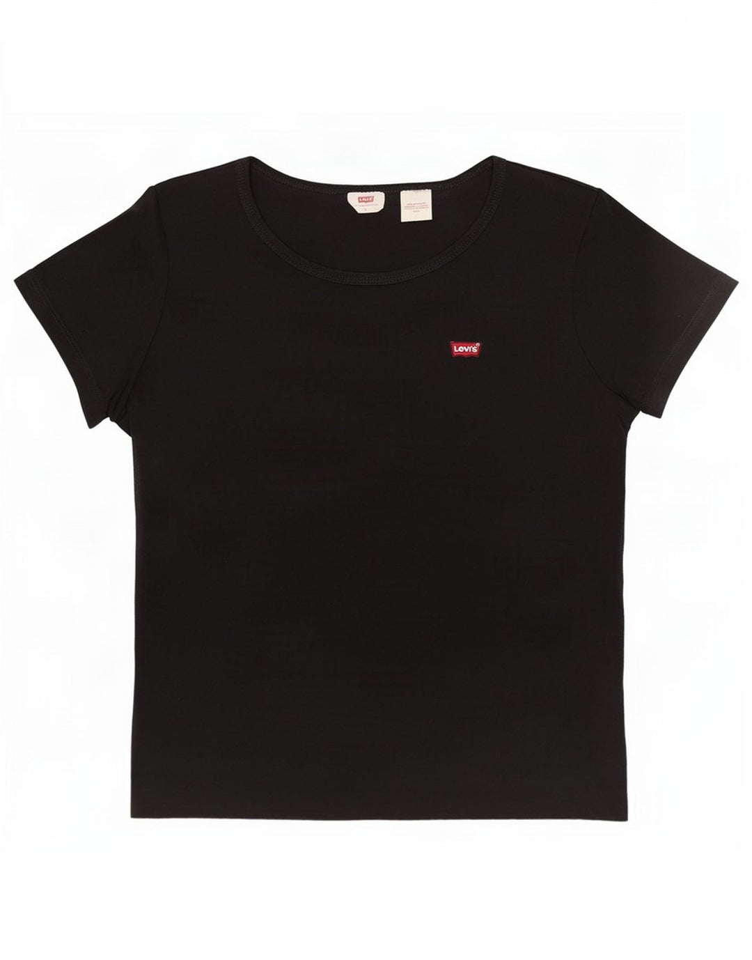 T-shirt da donna Levi's Top UK 14 grande cotone nero
