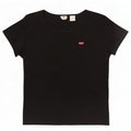 T-shirt da donna Levi's Top UK 14 grande cotone nero