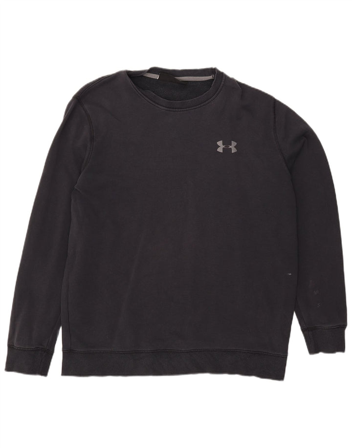 Felpa da uomo Under Armour Jumper XL in cotone nero