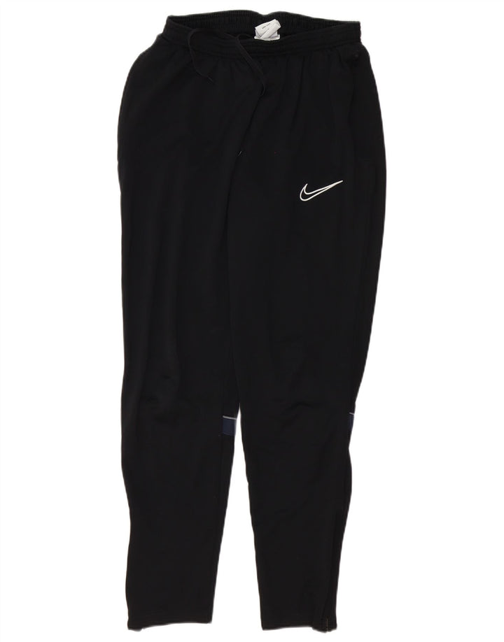 Pantaloni da tuta Nike Dri Fit da uomo, grandi, in poliestere color block nero