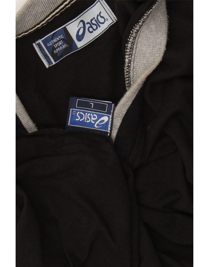 T-shirt ASICS da uomo grande in cotone nero