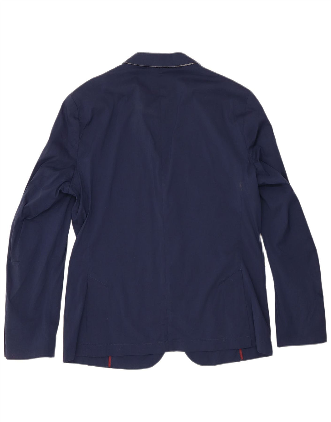 Giacca blazer da uomo a 2 bottoni Zara EU 54 XL cotone blu navy