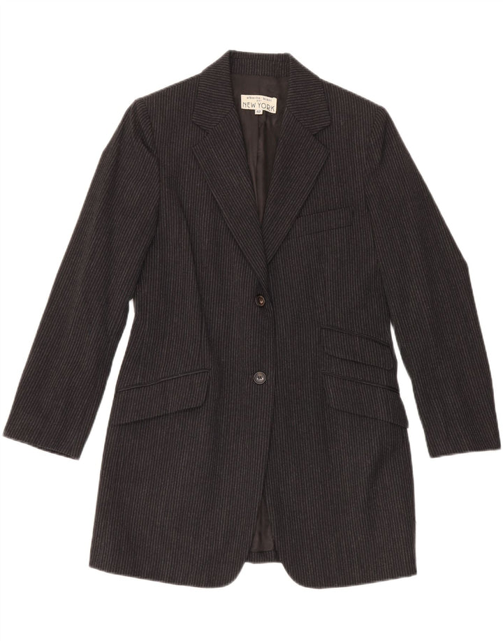 Giacca Blazer da Donna Alberto Biani IT 42 Classica a Righe Grigio Medio