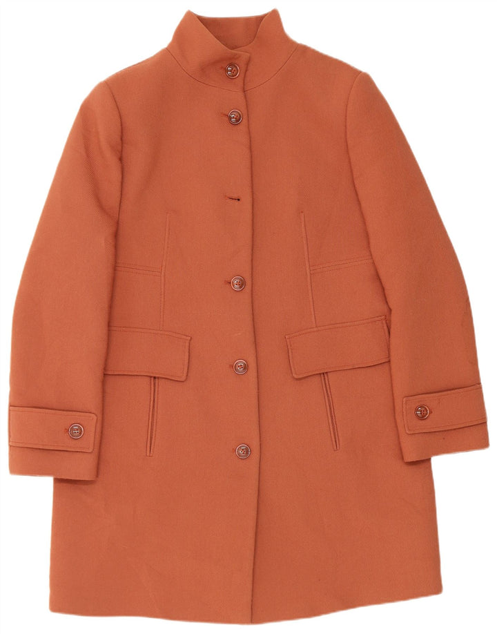 Cappotto da donna Benetton UK 14 Large Marrone Poliestere