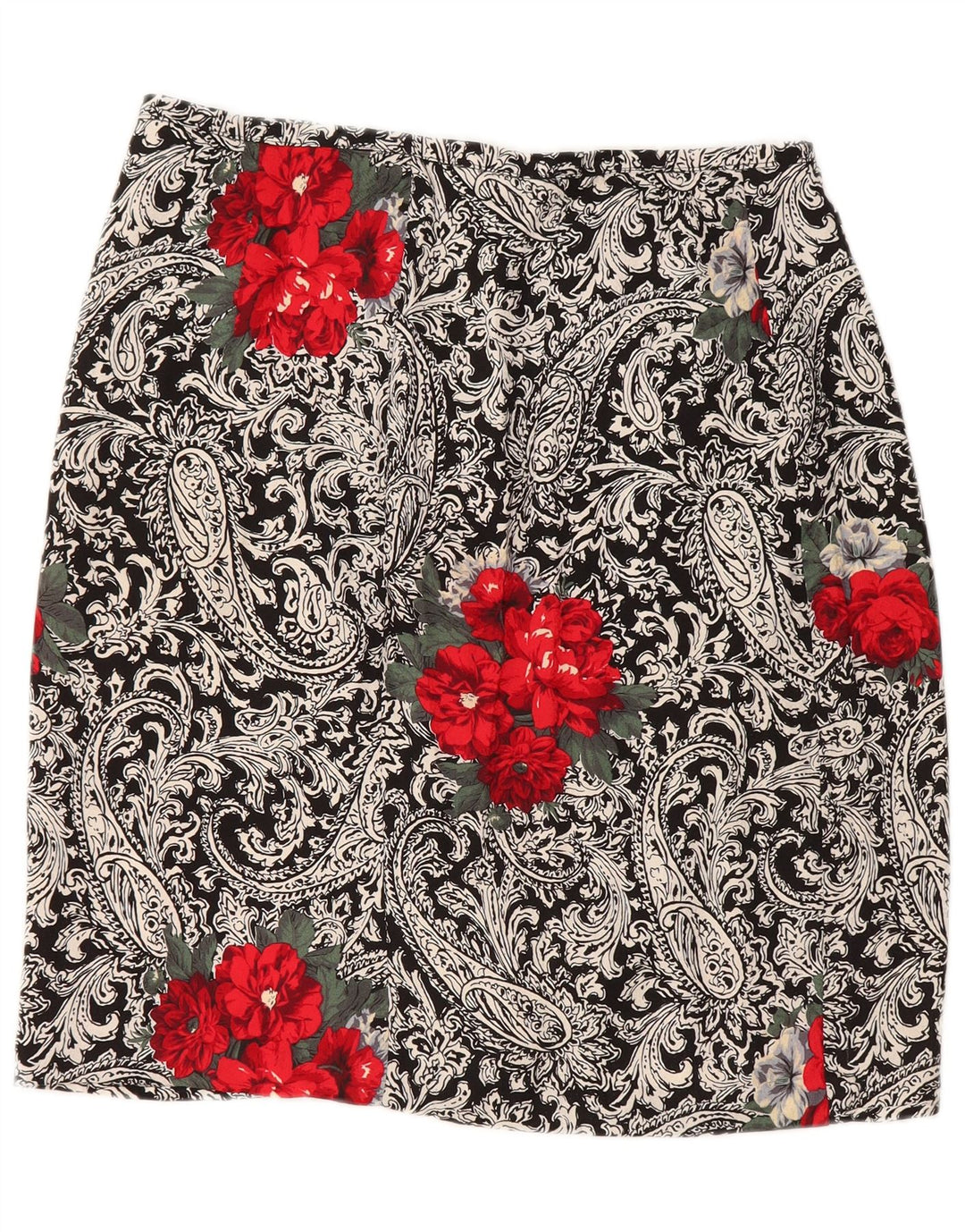 Gonna a portafoglio da donna VINTAGE W30 Medium Black Paisley