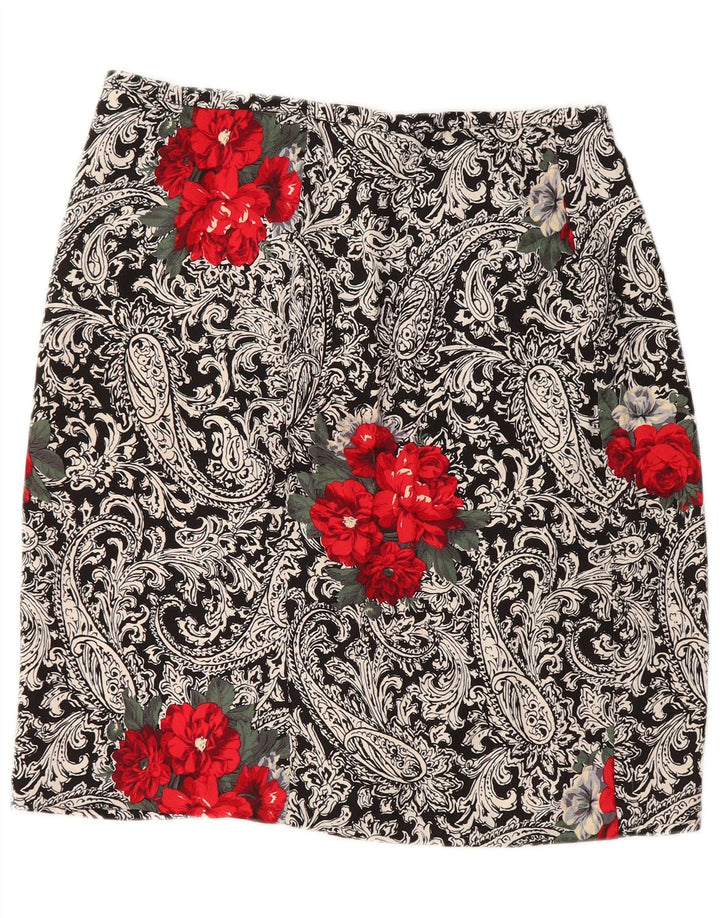 Gonna a portafoglio da donna VINTAGE W30 Medium Black Paisley