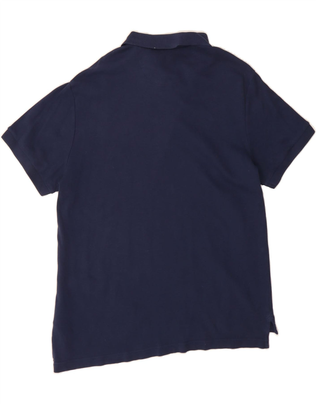 CHAPS Mens Custom Fit Polo Shirt Large Navy Blue Cotton Vintage Chaps and Second-Hand Chaps from Messina Hembry 