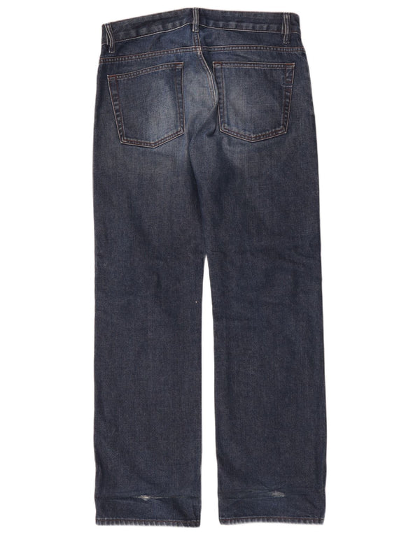 Jeans dritti da uomo Diesel W31 L32 in cotone blu