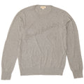 Maglione maglione girocollo con grafica da uomo Diesel XL grigio