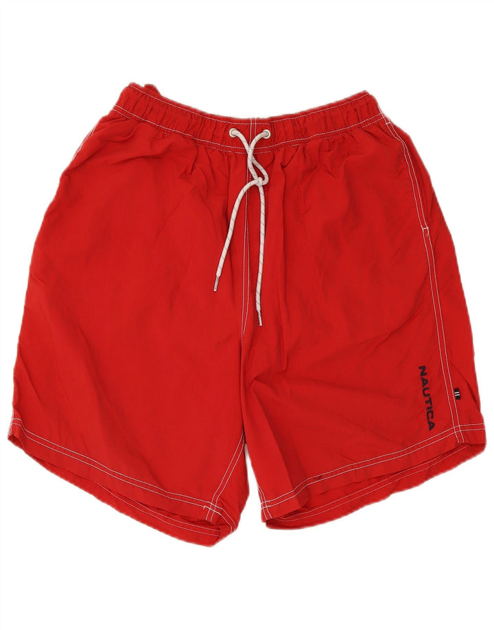 Pantaloncini da bagno da uomo Nautica nylon rosso medio