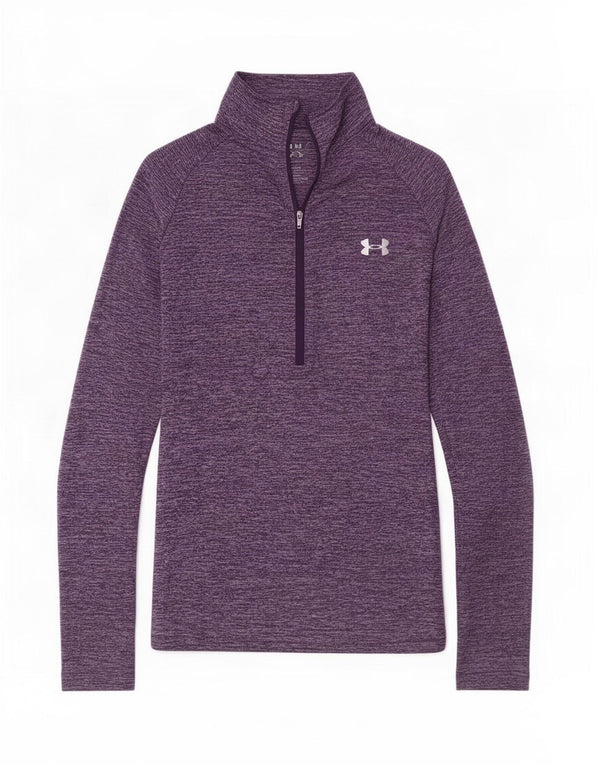 Maglietta Under Armour da donna Heat Gear Pullover UK 14 Viola medio