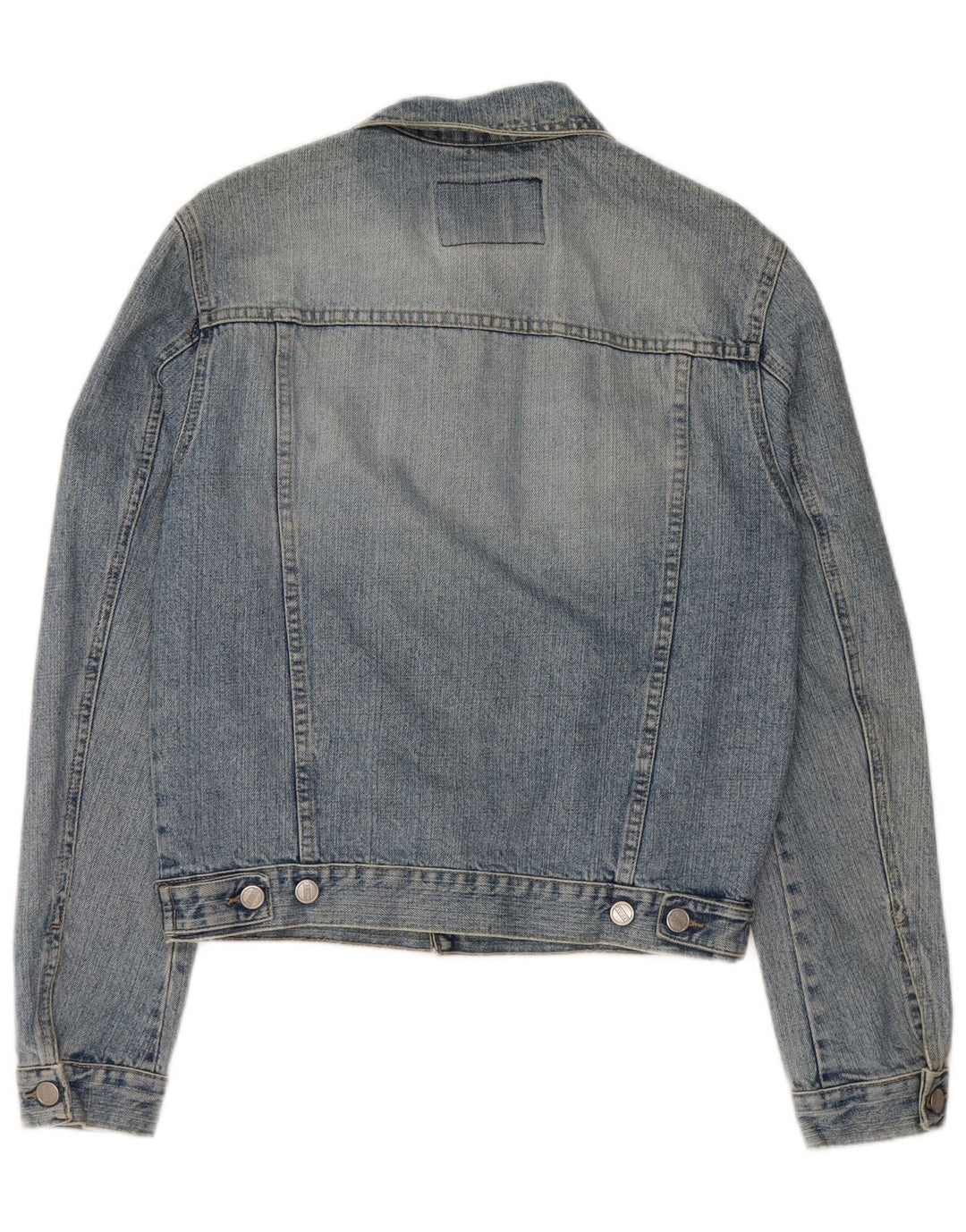 Giacca di jeans da donna VINTAGE UK 12 Blu medio