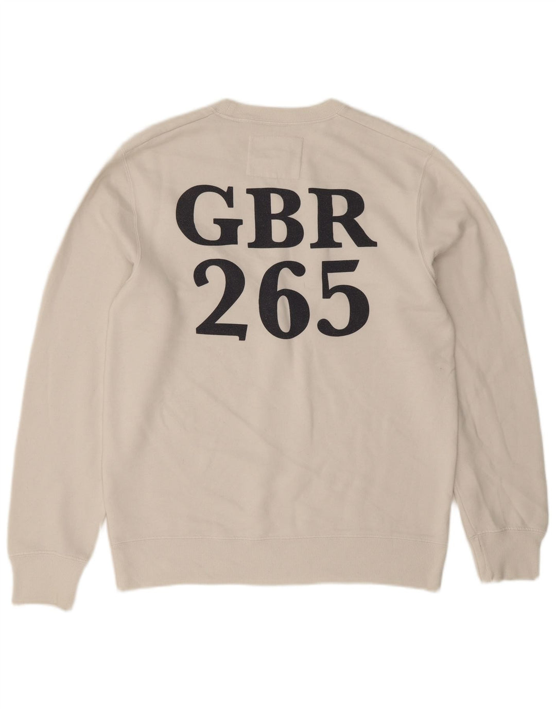 Felpa grafica da uomo Jack Wills Maglione grande cotone bianco
