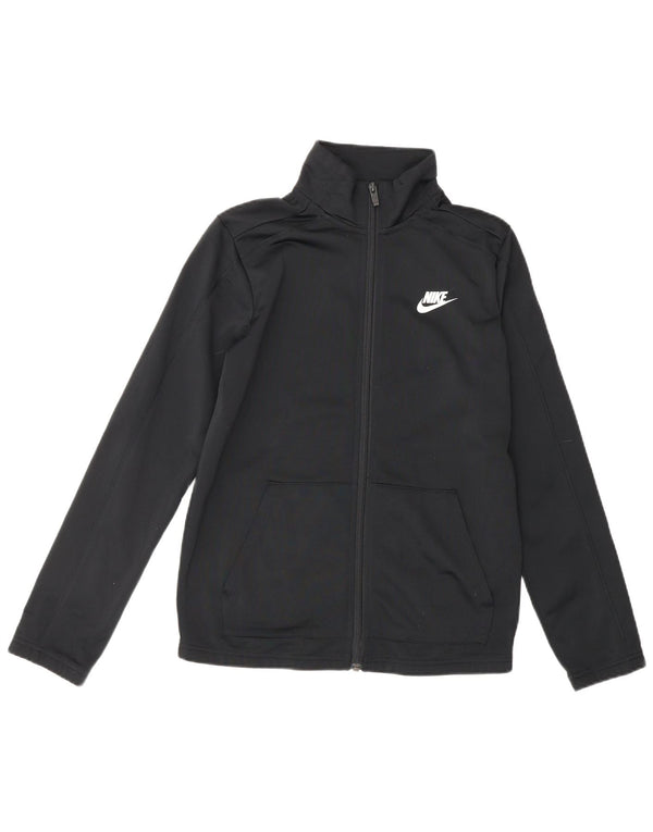 Giacca da tuta da ragazzo NIKE 12-13 anni Large nera in poliestere