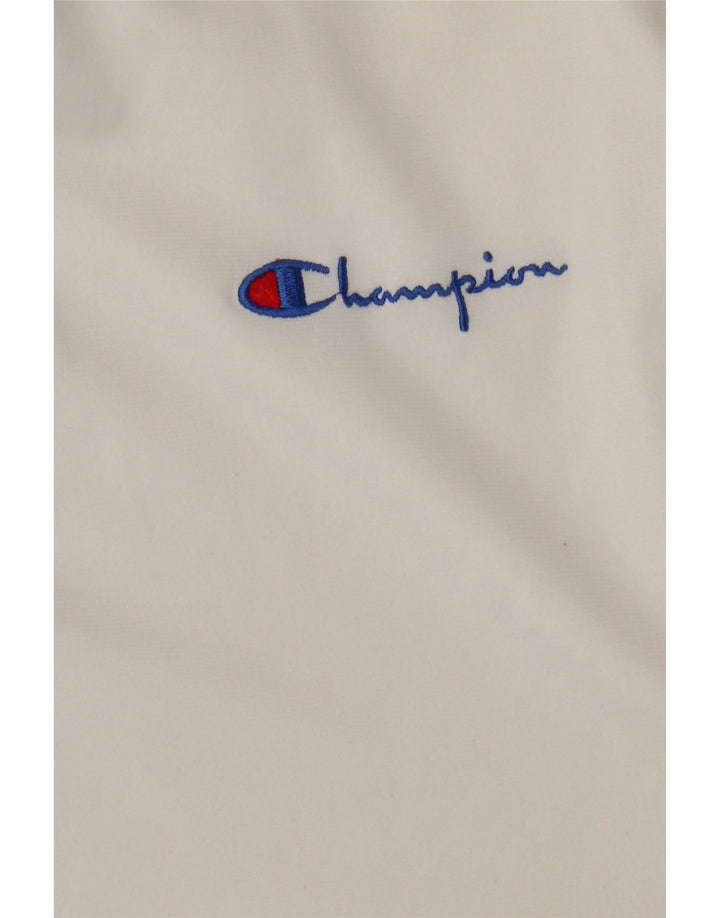 Pantaloni da tuta con grafica da uomo Champion Small bianchi