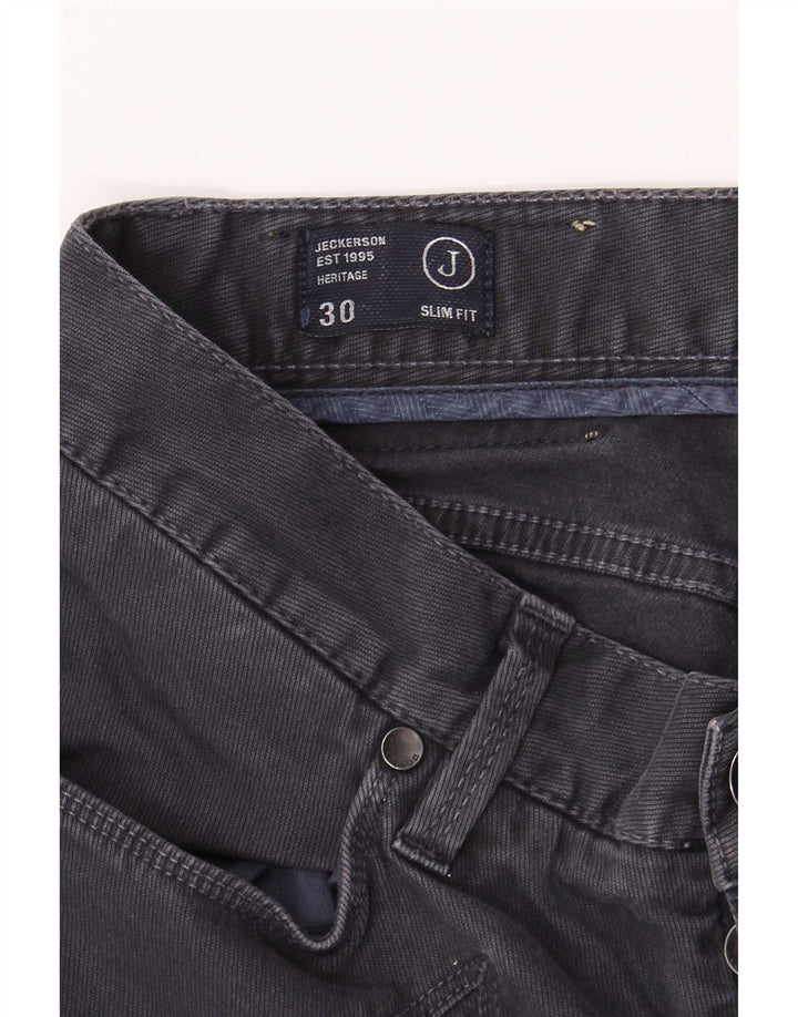 Jeans slim da uomo Jeckerson W30 L31 cotone grigio