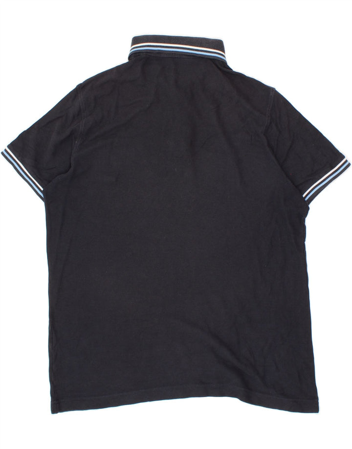 LOTTO Mens Polo Shirt Medium Navy Blue Vintage Lotto and Second-Hand Lotto from Messina Hembry 